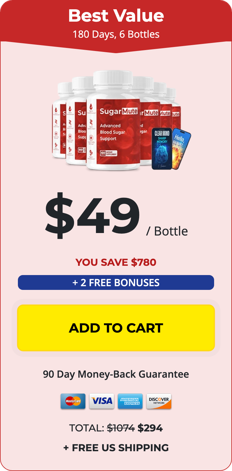 SugarMute 180 day supply
